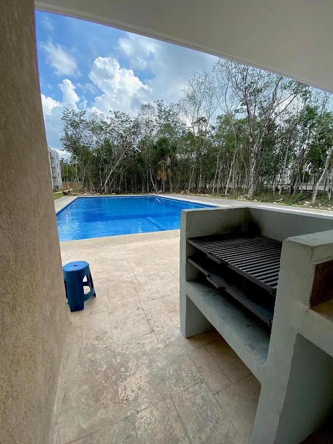 Gran Apartamento En Privada - Pool Kids Zone Bbq Playa del Carmen Messico