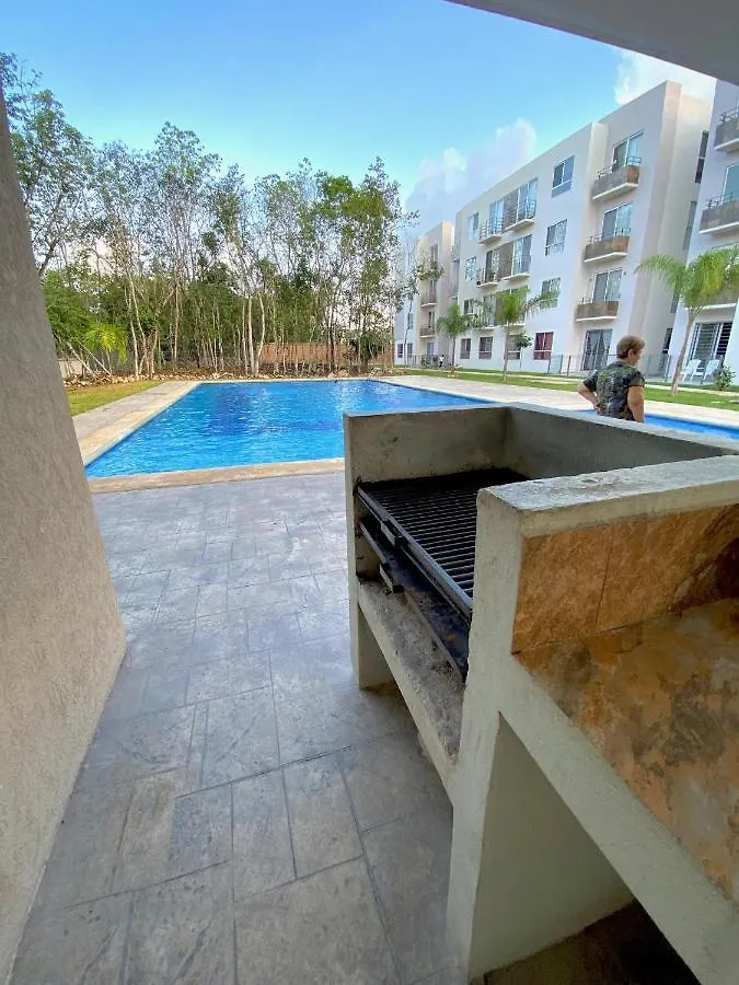 Gran Apartamento En Privada - Pool Kids Zone Bbq Playa del Carmen 0*,  Messico