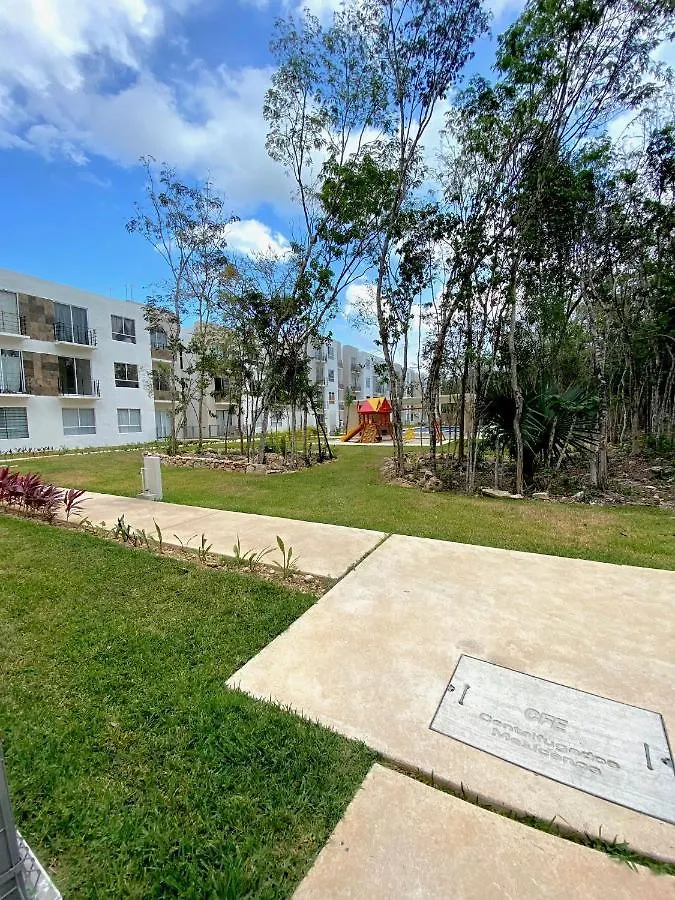 Gran Apartamento En Privada - Pool Kids Zone Bbq Playa del Carmen Appartamento