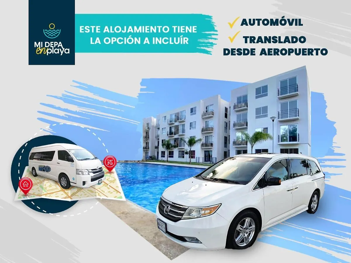 Apartment Gran Apartamento En Privada - Pool Kids Zone Bbq Playa del Carmen